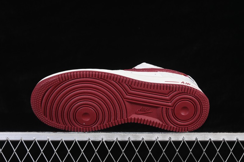 Nike Air Force 1 '07 Low Year of the Horse Limited Edition White Red Retro Basketball Sneakers with Air Cushioning - DD1982-348