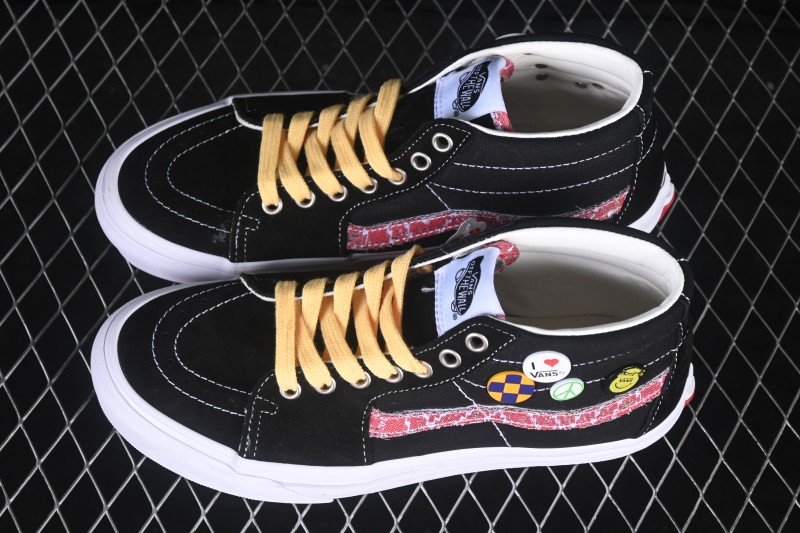 Vans Sk8-Mid Casual Skateboarding Shoes with Classic Design - VN000EGY619