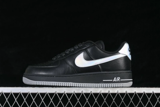 Nike Air Force 1 '07 Low Midnight Phantom Silver Basketball Lifestyle Sneakers - FZ0627-010