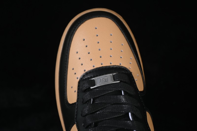 Nike Air Force 1 '07 Low Casual Sneakers with Premium Leather Upper - FB8878-200