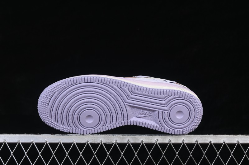 Nike Air Force 1'07 Low Pastel Candy Doodle Hand-Drawn Graffiti Casual Sneakers - FB1839-321