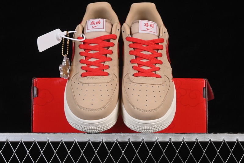 Nike Air Force 1 '07 Low Year of the Horse Limited Edition Casual Sneakers in Red - DF0188-130