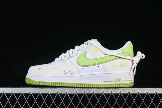 Nike Air Force 1 '07 Low Casual Skateboarding Shoes with Hand-Drawn Graphic Details - YY2024-315