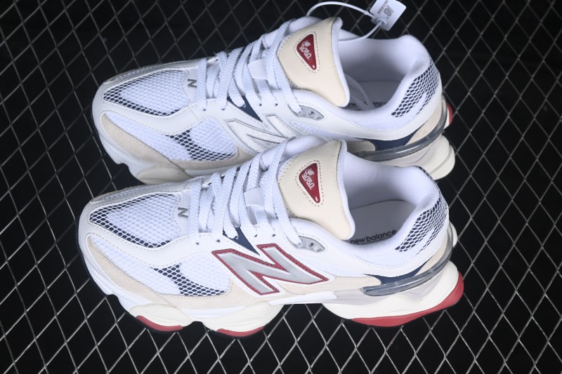 New Balance 9060 Retro Casual Running Shoes with Mesh and Suede Upper - U90603MT