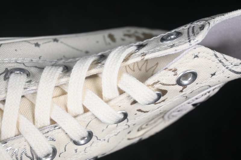 Converse All Star High-Top Casual Canvas Shoes with Star Constellation Print - A23869C