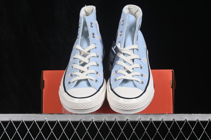 Converse 1970s High-Top Canvas Sneakers with Daisy Print - A16763C