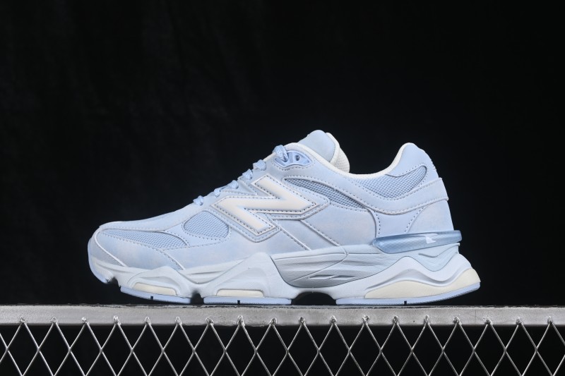 New Balance 9060 Retro Running Shoes with ABZORB Cushioning and Suede Overlays - U90607KM