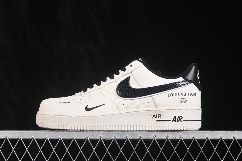 Nike Air Force 1 '07 Low Collaboration Skateboarding Shoes with Full-Length Air Cushion - GS2288-010