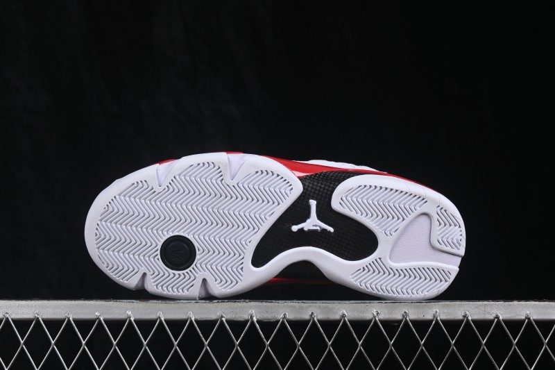 Air Jordan 14 Retro 'White Red' Premium Basketball Shoes - 487471-100