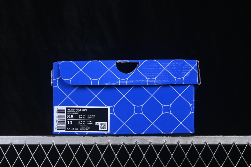 Nike Air Force 1 '07 Low Collaborative Casual Skateboarding Shoes with Full-Length Air Cushion - FJ4146-103