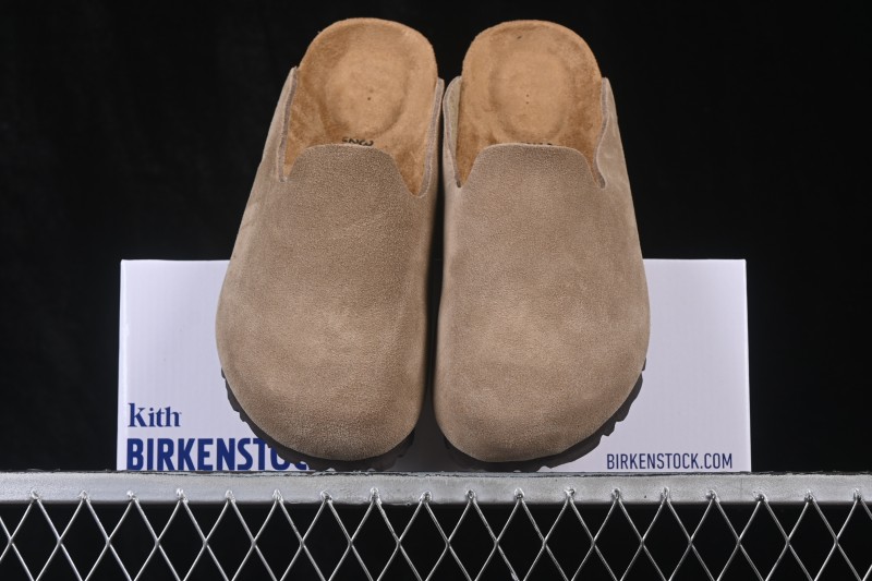 Birkenstock Suede Shearling Lined Clogs - 1033164