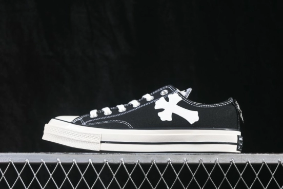 Converse Chuck 70s Chrome Hearts Collaboration Low Top Canvas Shoes - 162058C