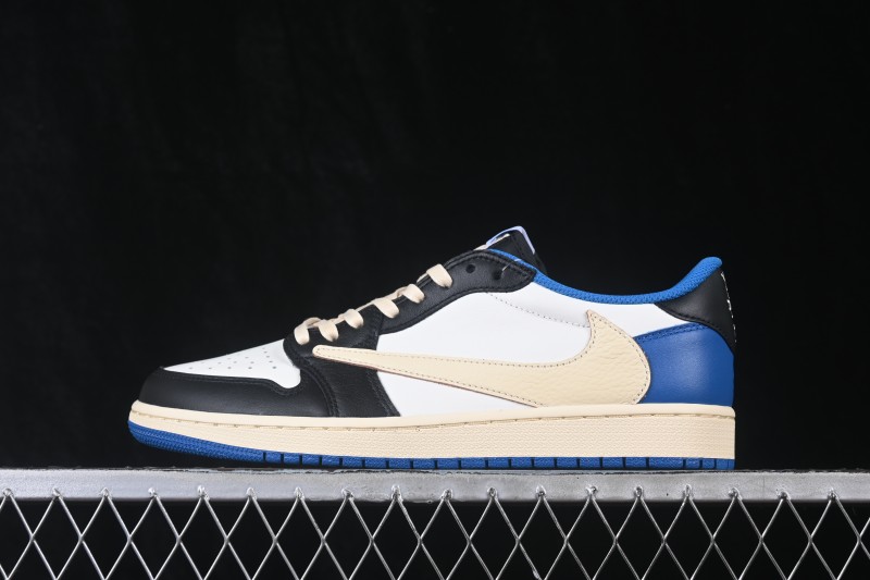 Nike Air Jordan 1 Low OG Travis Scott x Air Jordan 1 Low OG AJ1 Low Top Full-Grain Leather - DM7866-140