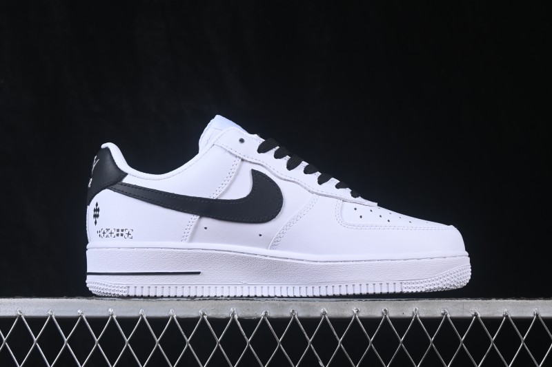 Nike Air Force 1 '07 Low Casual Skateboarding Shoes with Full-Length Air Cushion - CW2288-111