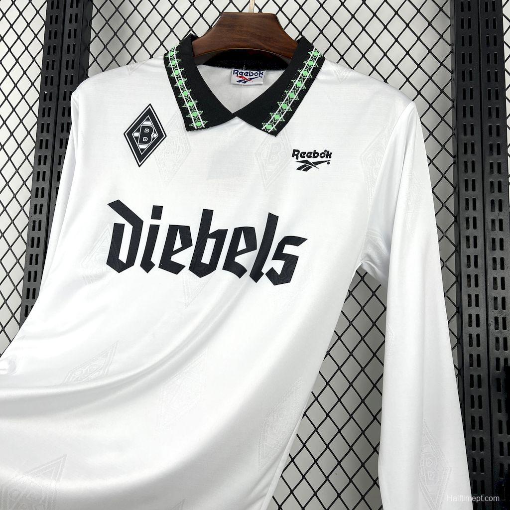 1995/96 Retro Borussia Mönchengladbach Home Long Sleeve Jersey
