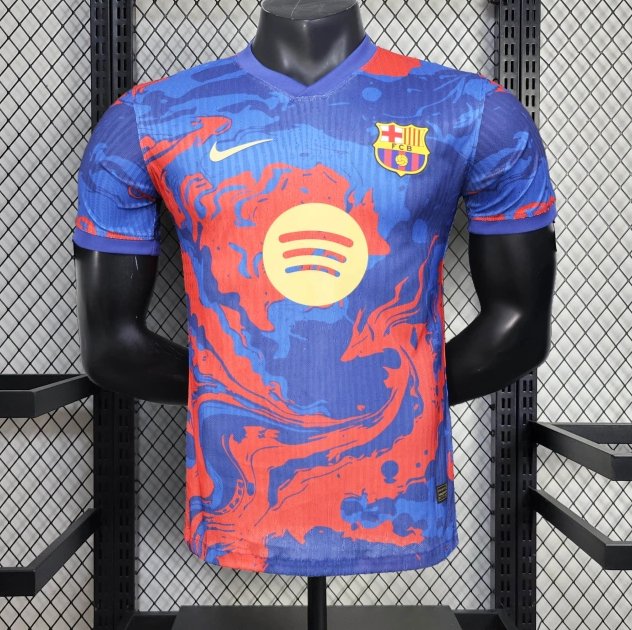 25/26 Player Version Barcelona Blue Flame Special Edition Jersey
