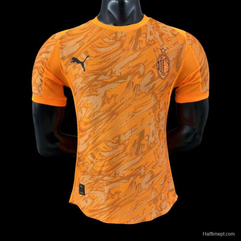 Player Version 25/26 AC Milan Goalkeeper Third Orange Jersey