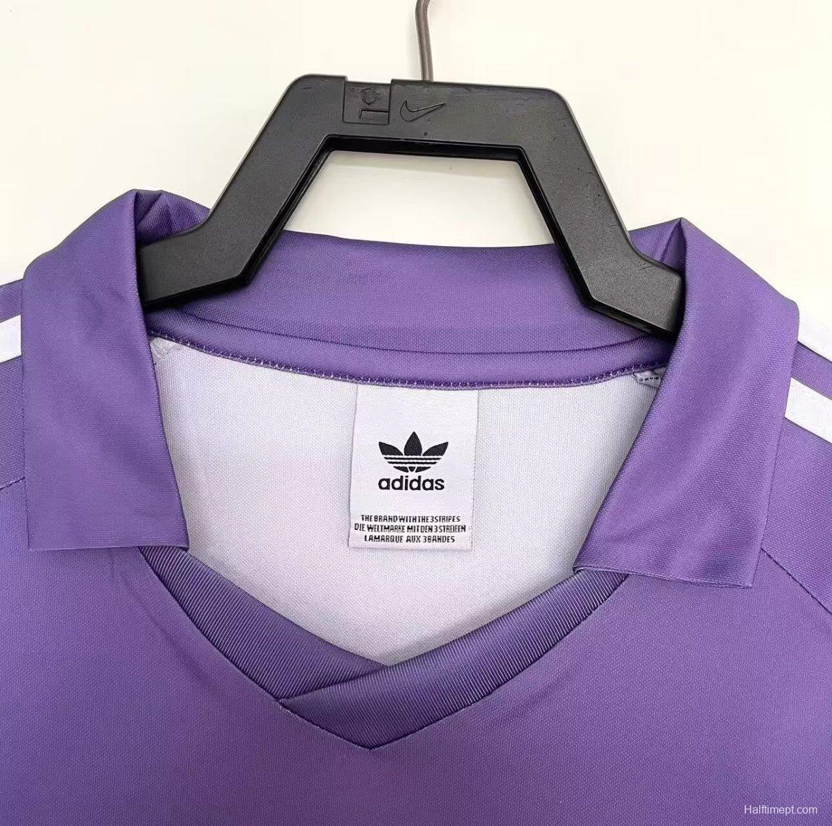 Retro 84/85 Real Madrid Away Purple Jersey