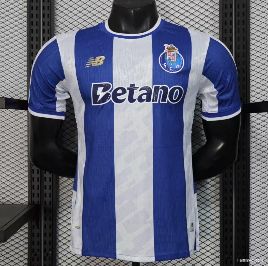 Player Version 25/26 Porto Home Jersey