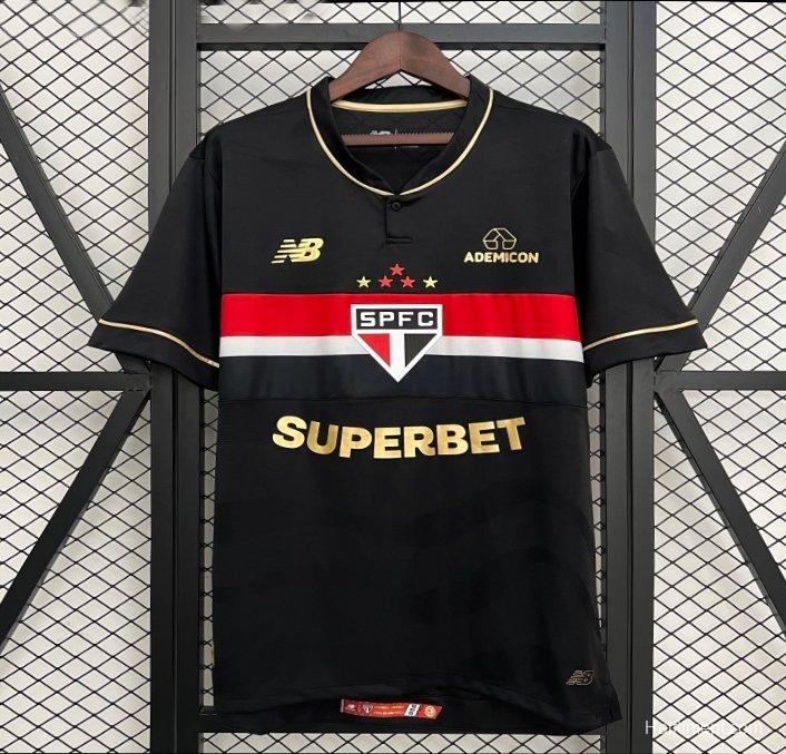 25/26 Sao Paulo Third Black Jersey