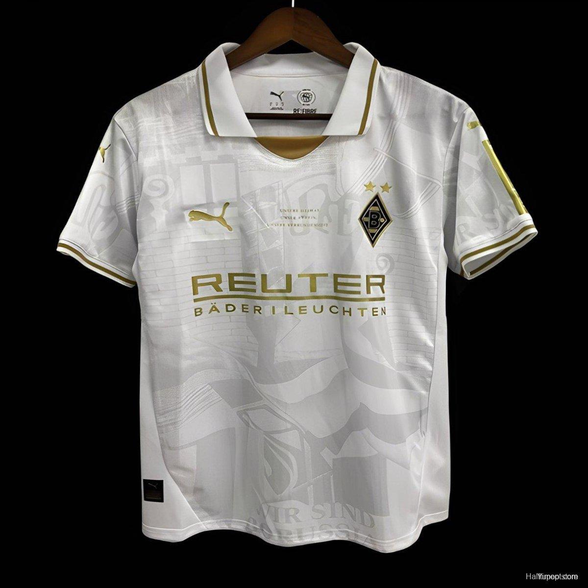 25/26 Borussia Monchengladbach White Pre-match Jersey