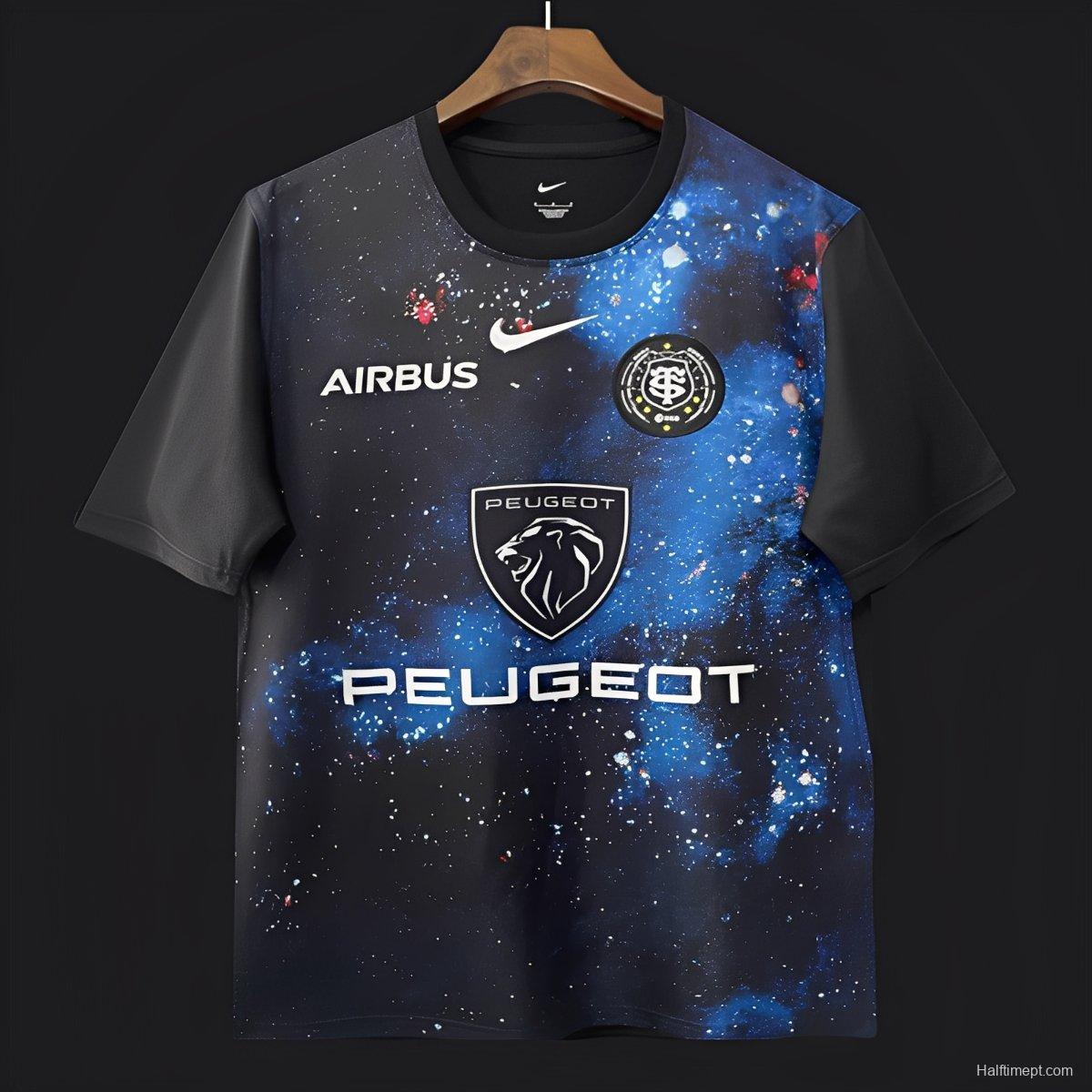 25/26 Toulouse Black with Blue Galaxy Nebula Jersey