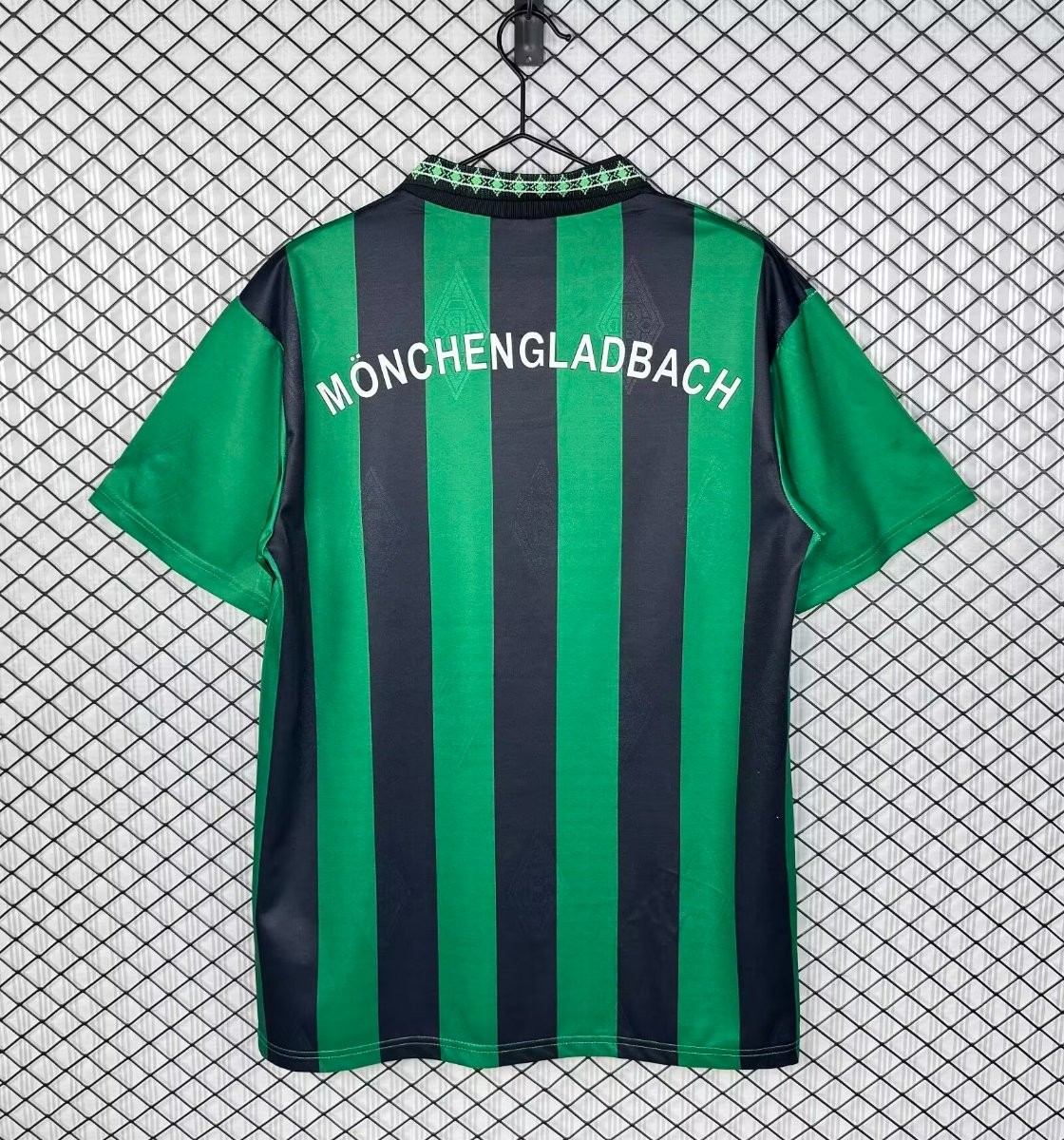 Retro 95/96 Borussia Mönchengladbach Away Green/Black Jersey