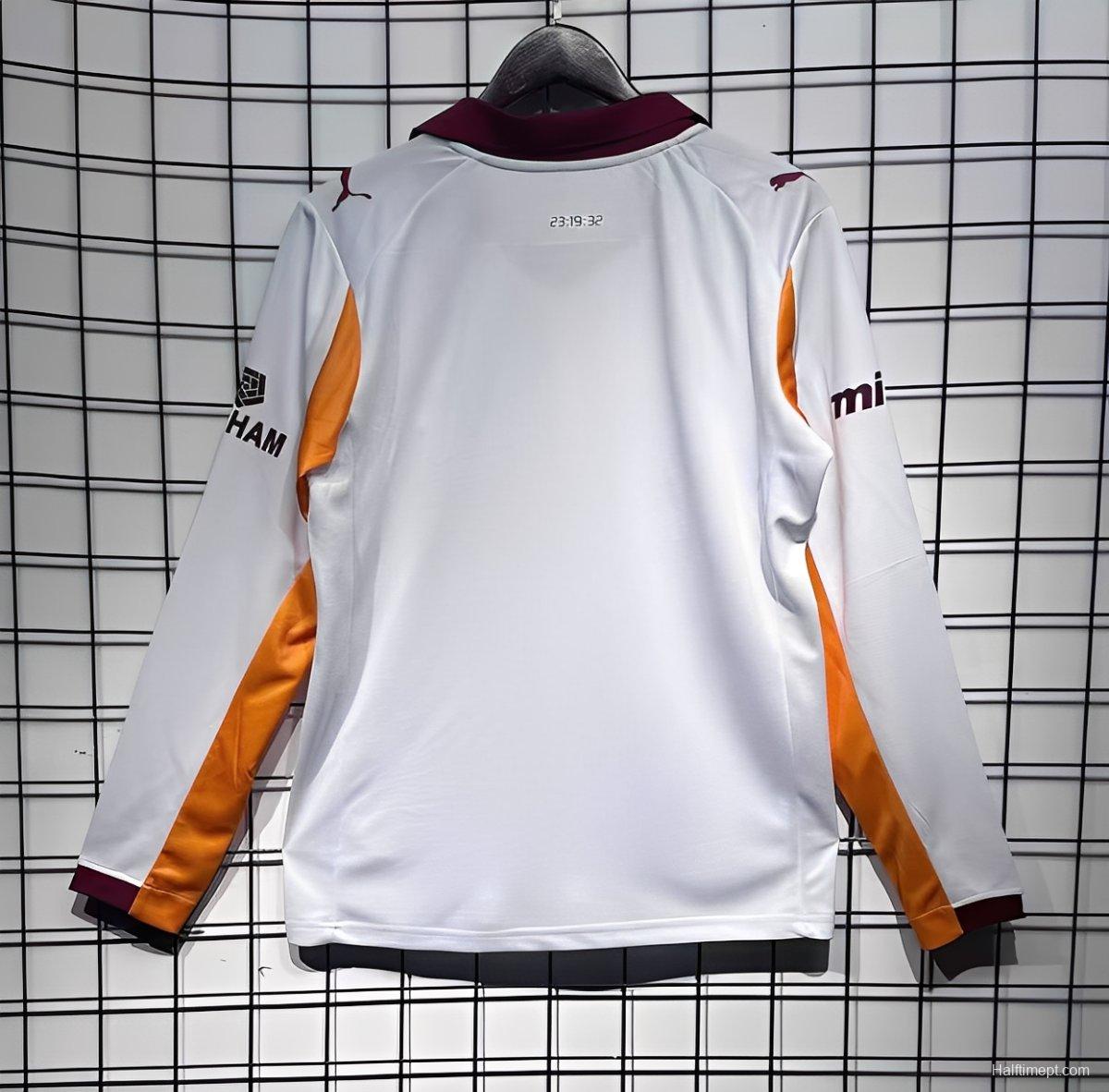 25/26 Galatasaray Away White Long Sleeve Jersey