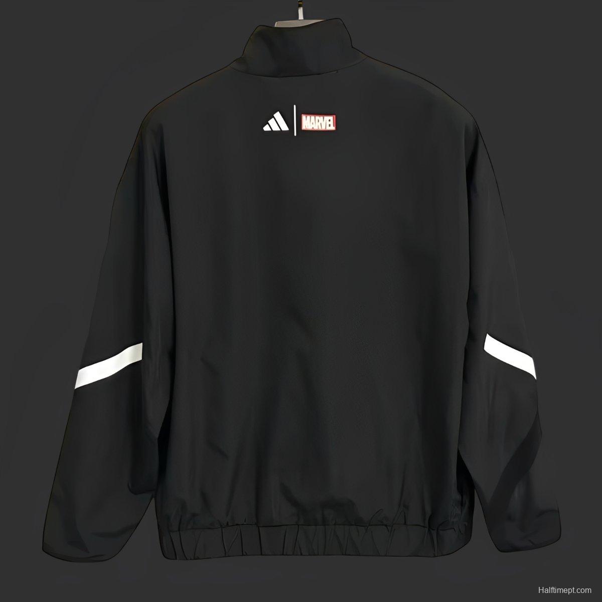 25/26 Real Madrid Avengers Full Zipper Windbreaker