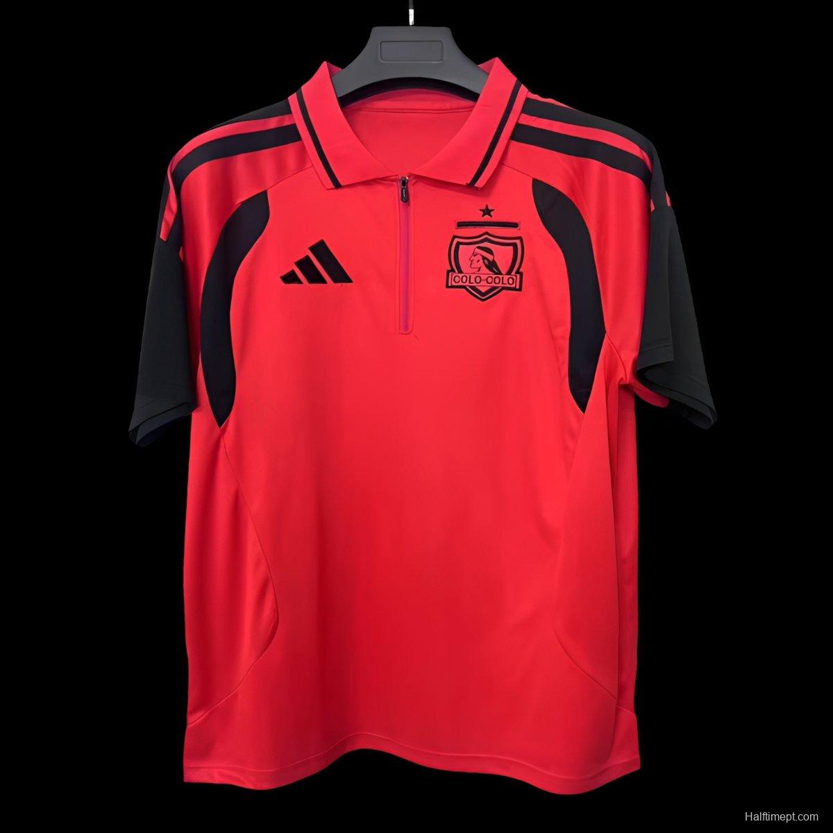 25/26 COLO COLO Red POLO Jersey