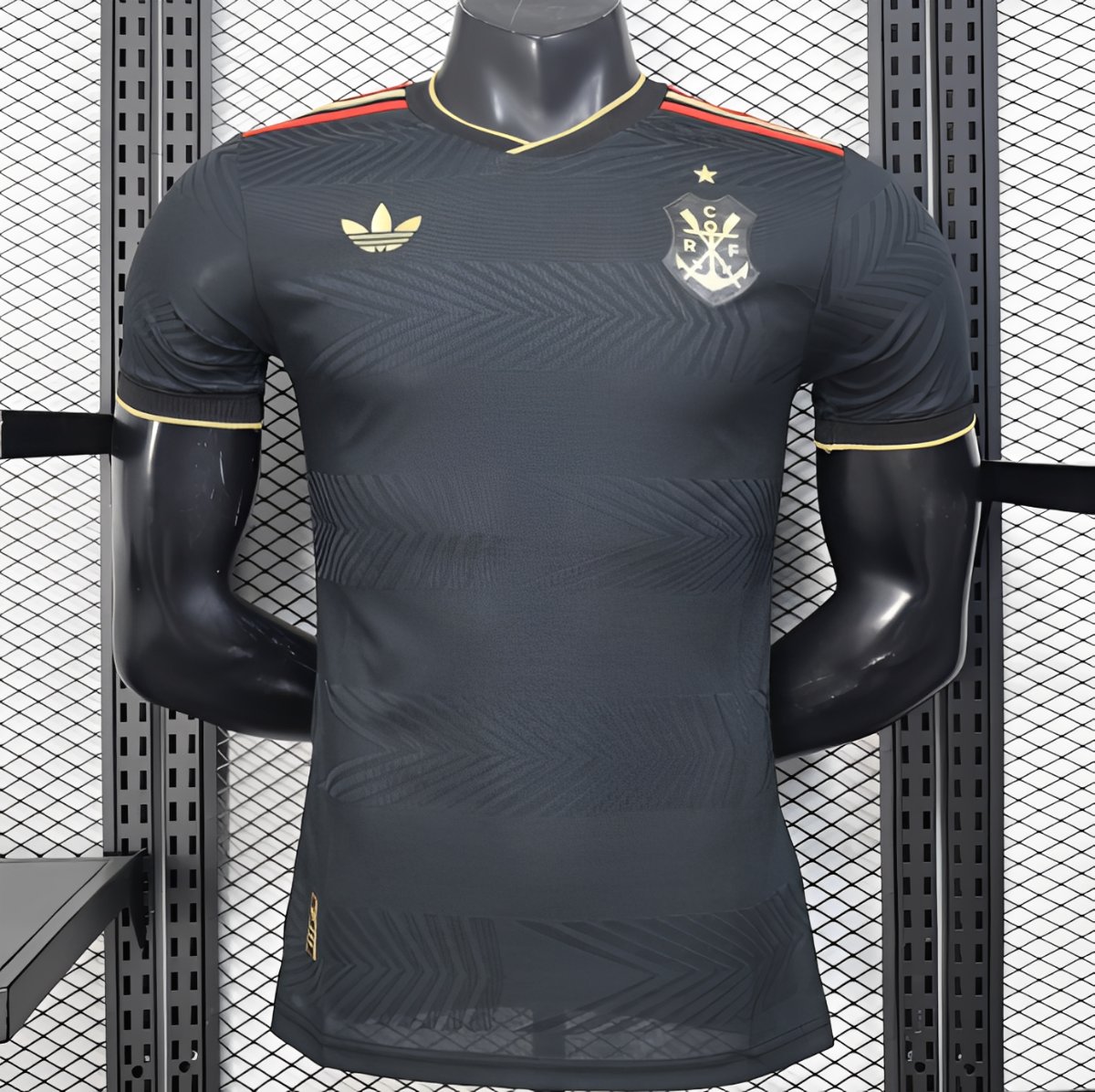 25/26 Player Version  Flamengo Away Black Jersey
