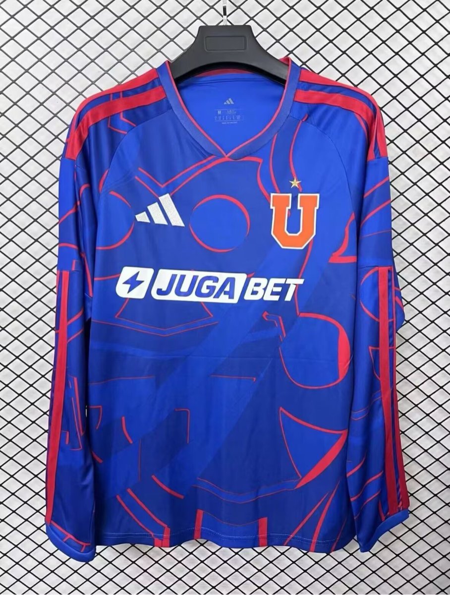 25/26 Club Universidad de Chile Home Long Sleeve Jersey