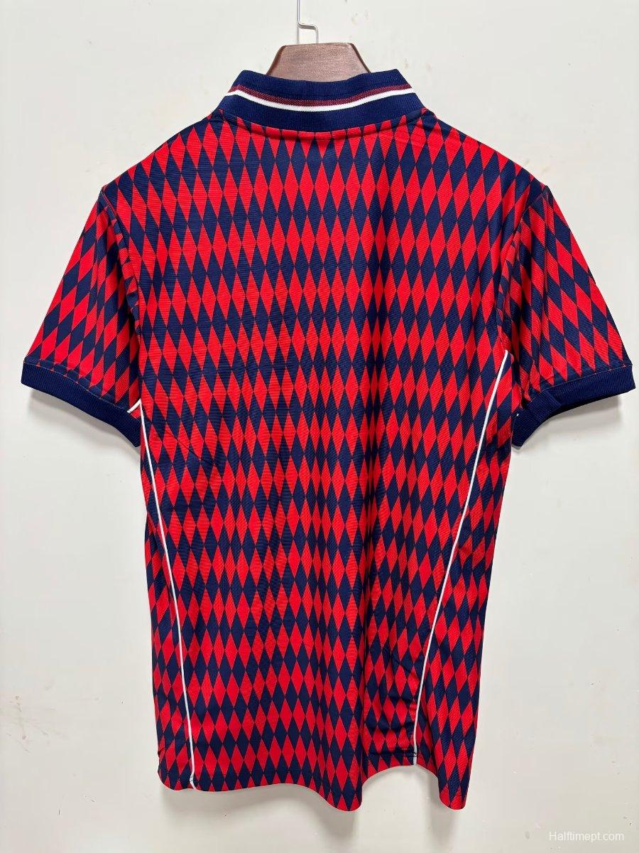 2026 Bayern Munich Adidas Terrace Icons Red/Navy Jersey