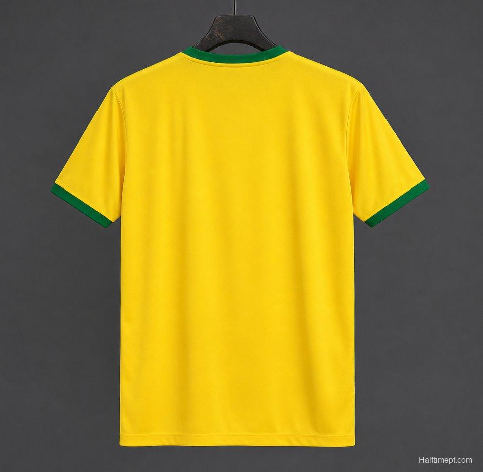 Retro 2014 Brazil Home Jersey