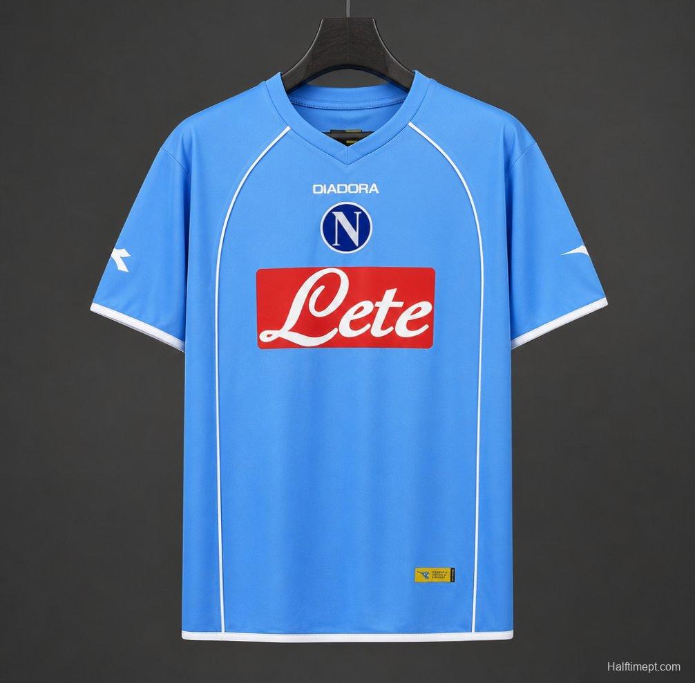 Retro 06/07 Napoli Home Sky Blue Jersey