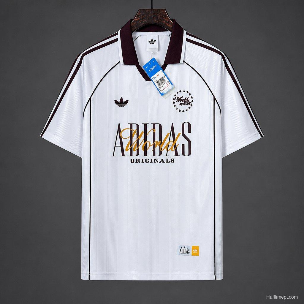Adidas World Wide Version Polo White Jersey