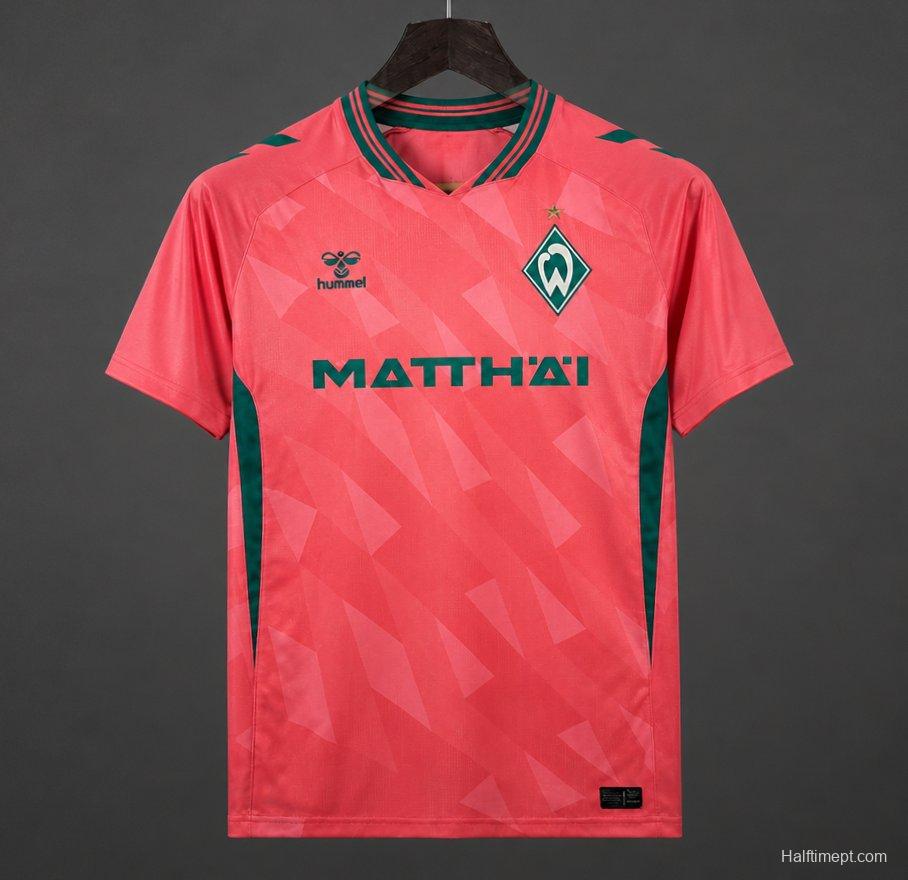 26/27 Werder Bremen Third Pink Jersey