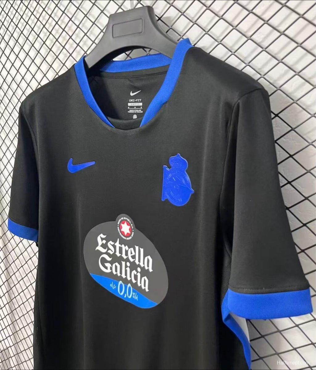 26/27 Deportivo La Coruna Away Black Jersey