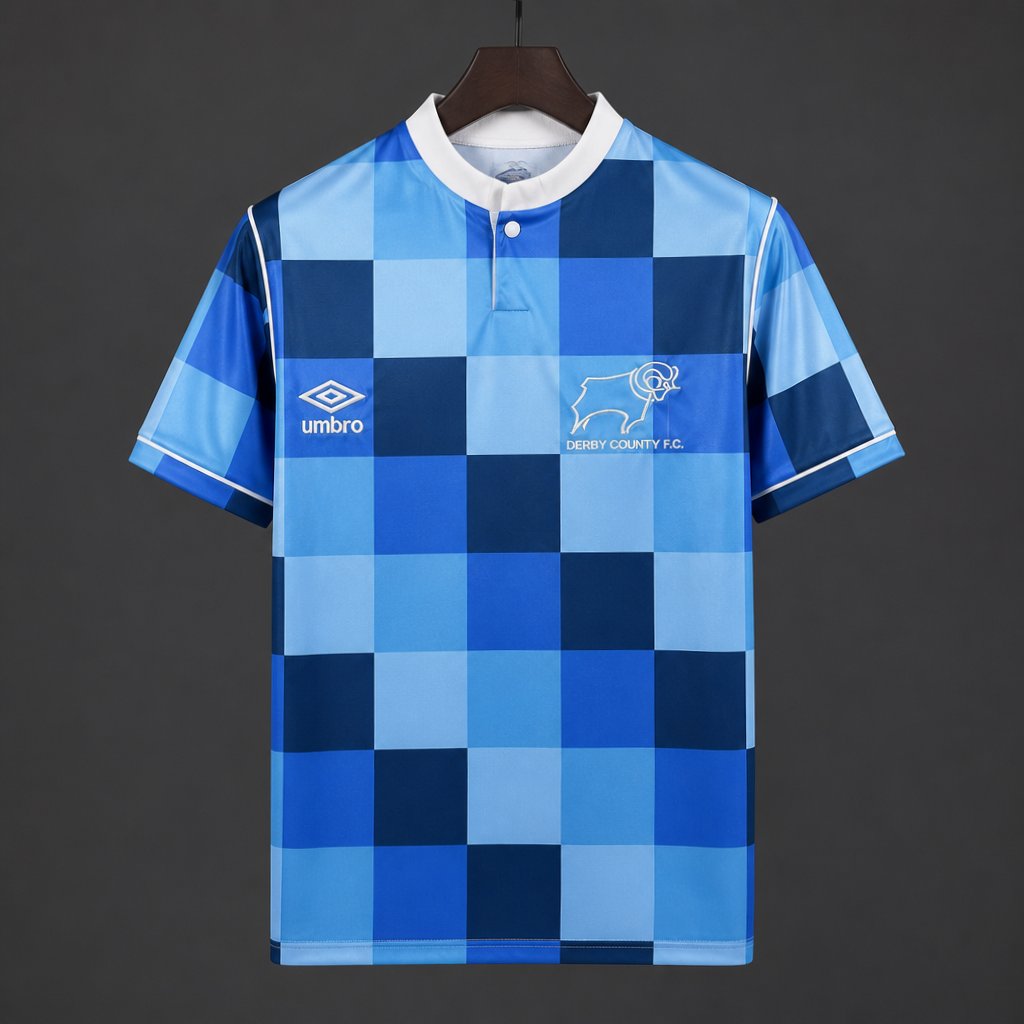 Retro 87/90 Derby County Home Jersey