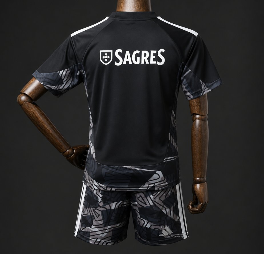 26/27 Kids SL Benfica Third Black Jersey
