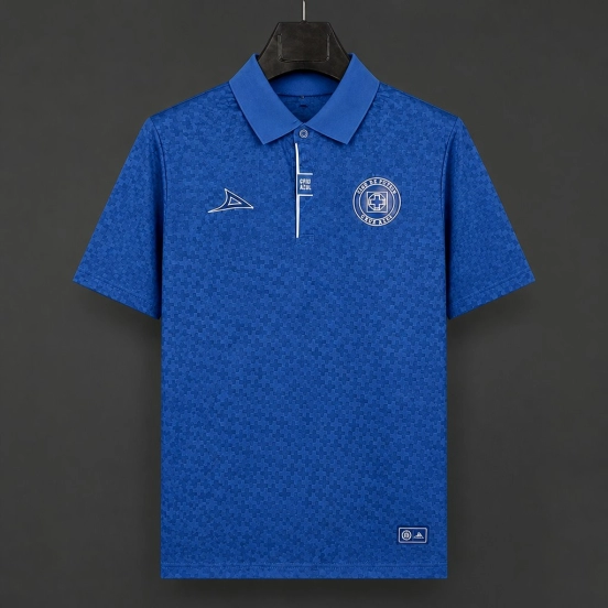 26/27 Cruz Azul Travel Navy Blue Polo Jersey