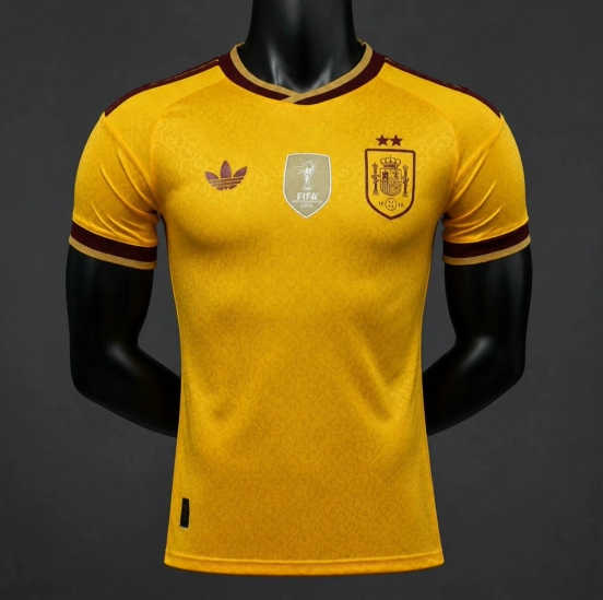 Player Version 26/27 Spain Special Edition Yellow 2 Stars Jersey