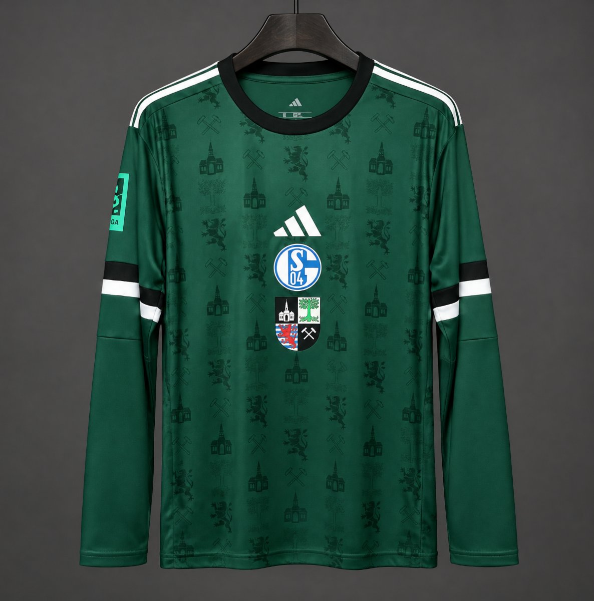 25/26 Schalke 04 Green 150Th Anniversary Long Sleeve Jersey
