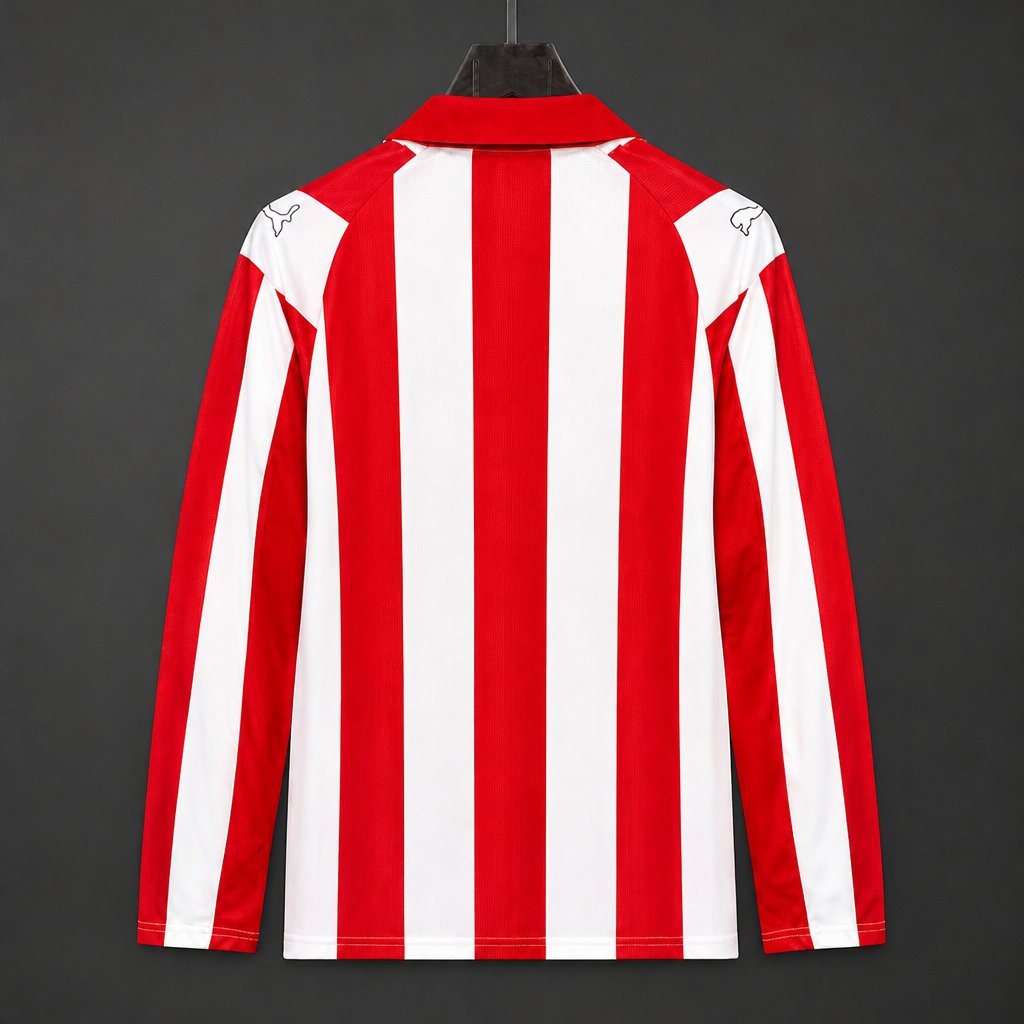 26/27 PSV Eindhoven Coen Dillen Special Edition Long Sleeve Red Stripes Jersey