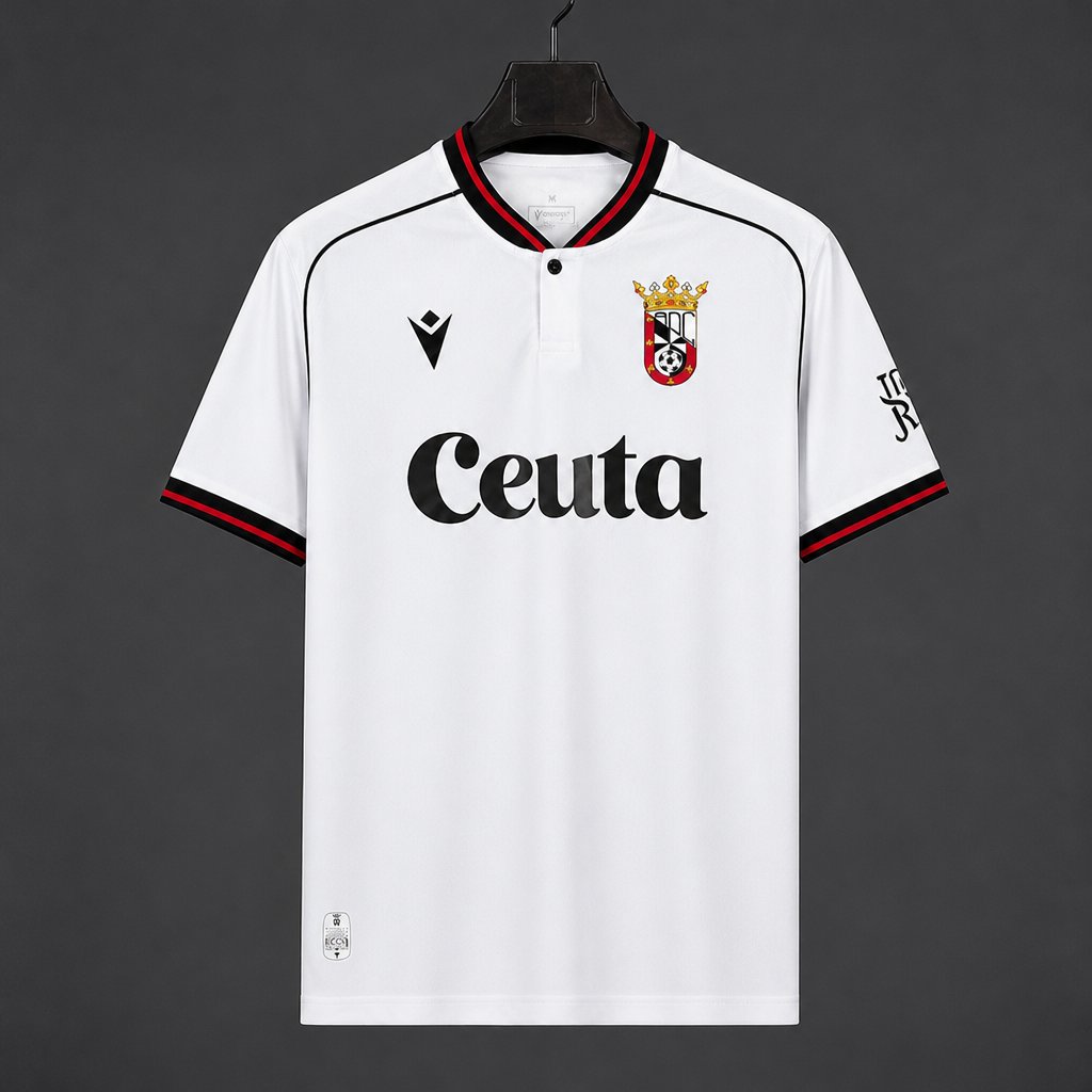 26/27 Ceuta Home White Jersey